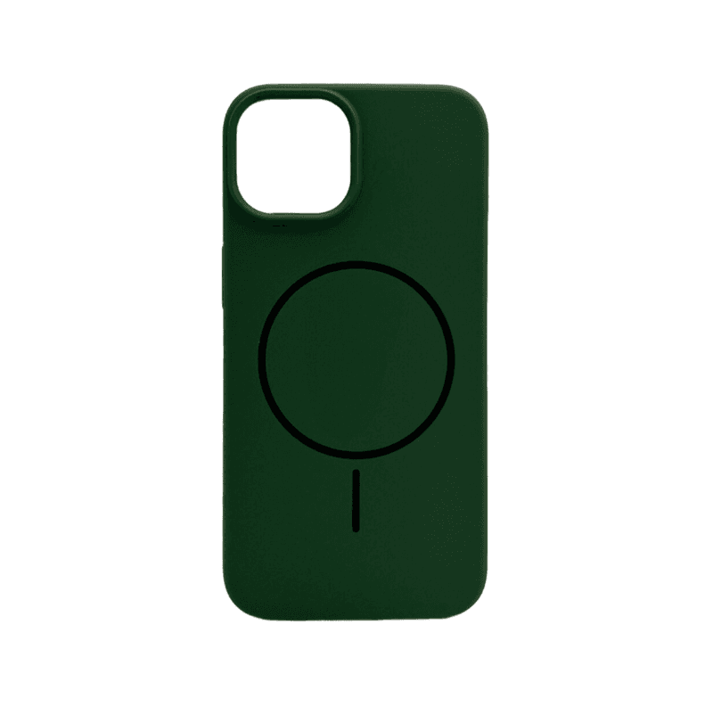 Защитный чехол-накладка Cosmic Silicone Case Magnetic для Apple iPhone 15 Atrovirens (SilMag15-54)