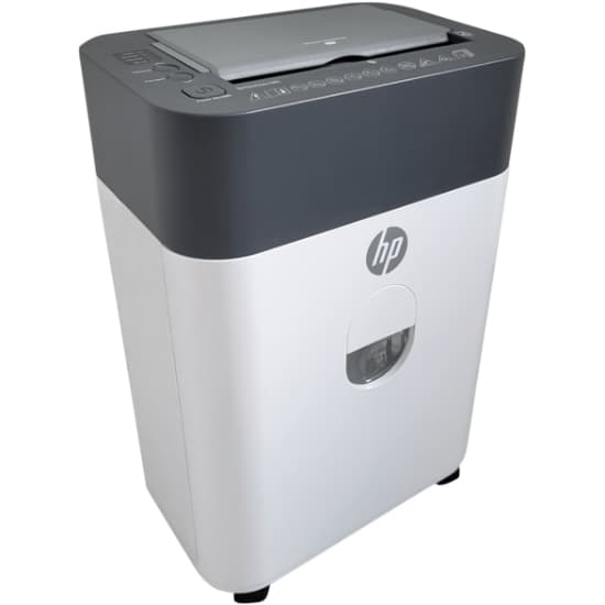Знищувач документів шредер HP OneShred Auto 100CC A4 80g х 9 листів 4.3x12 17л White (2818)