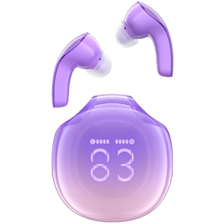 Бездротові навушники TWS Acefast T9 IPX4 480mAh BT5.3 Grape Purple