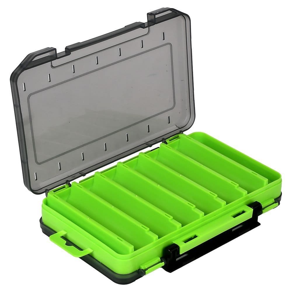 Коробка для рибальських снастей Stenson 20x13.5x3.5см пластик Green (SF24224-G)