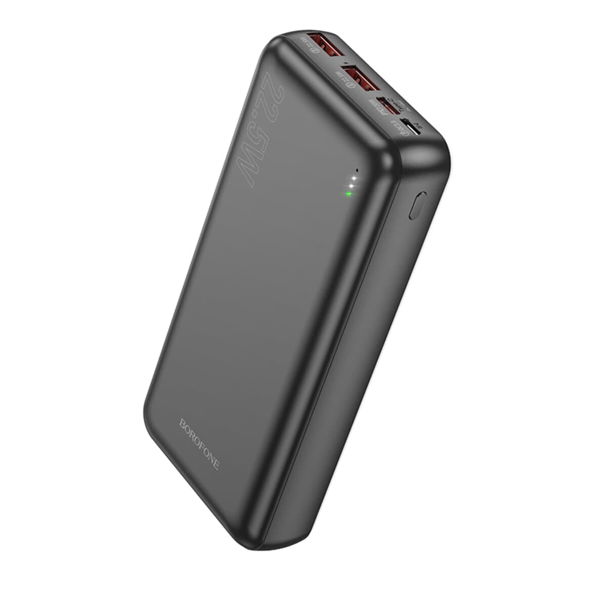 Powerbank павербанк УМБ BOROFONE BJ38A Power 22.5W+PD20W fully compatible 20000mAh Li-pol Black