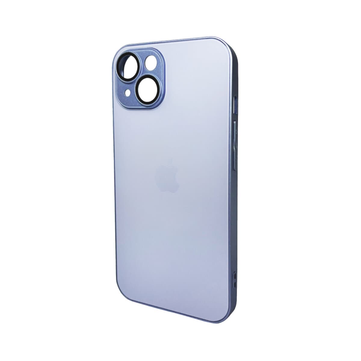 Защитный чехол-накладка AG Glass Matt Frame для Apple iPhone 15 Sierra Blue (AGMattFrameiP15LBlue)