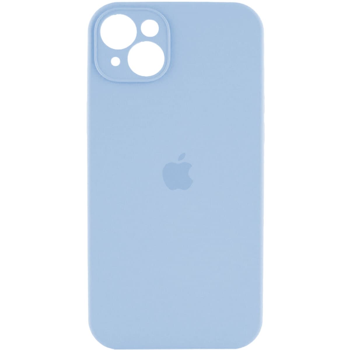 Захисний чохол-накладка Silicone Full Case AA Camera Protect для Apple iPhone 13 Mist Blue (FullAAi13-27)