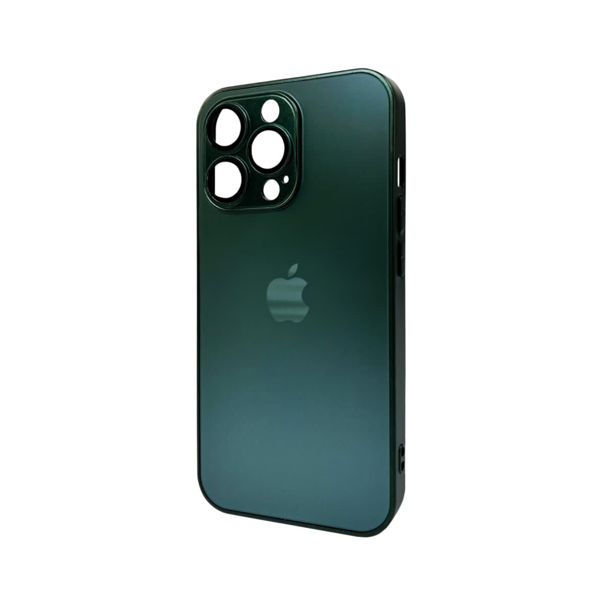Защитный чехол-накладка AG Glass Matt Frame Color Logo для Apple iPhone 13 Pro Cangling Green (AGMattFrameiP13PGreen)
