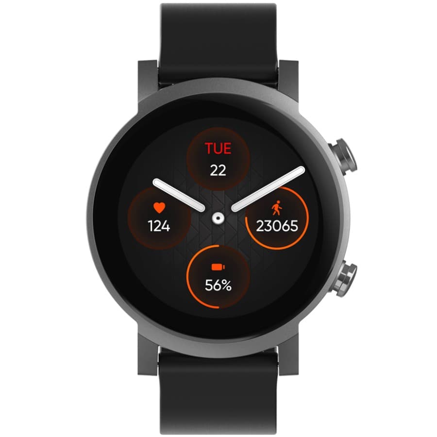 Смарт-годинник Mobvoi TicWatch E3 WH12068 Panther 380mAh 1.3'' Black (P1034000300A)