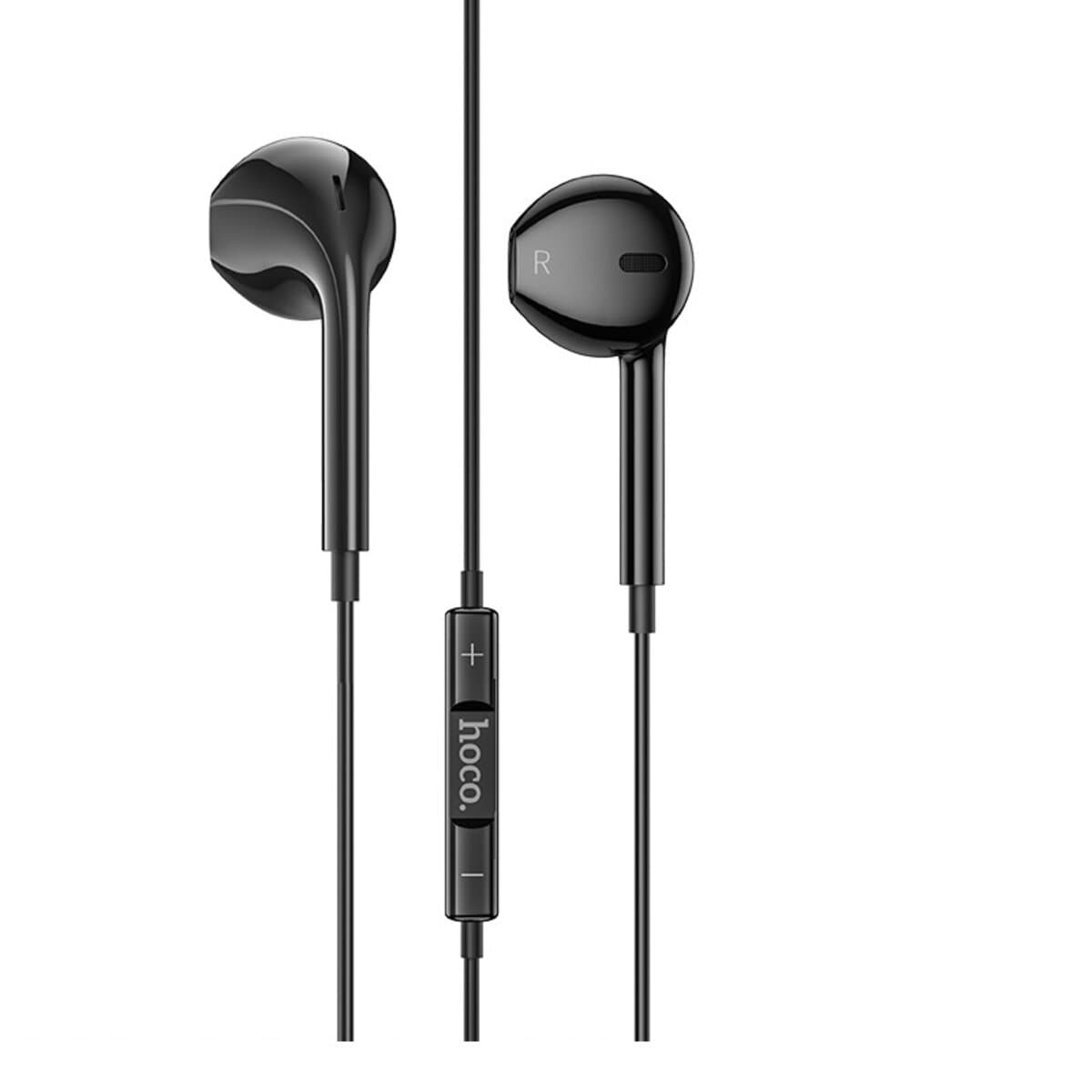 Проводные наушники HOCO M101 Crystal joy wire-controlled earphones with microphone 3.5мм 1.2м Black