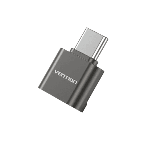 Картрідер Vention USB 2.0 Type-C to MicroSD Card Reader Zinc Alloy Type Grey (CLMH0)