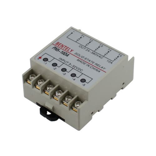 5-канальное твердотельное реле SSR PN5-10DA 10А DC-AC (284777)