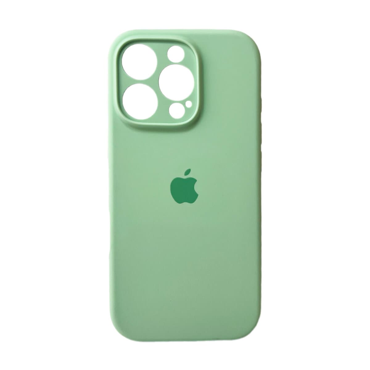 Захисний чохол-накладка Silicone Full Case AA Camera Protect для Apple iPhone 16 Pro Max Avokado Green (FullAAi16PM-51)
