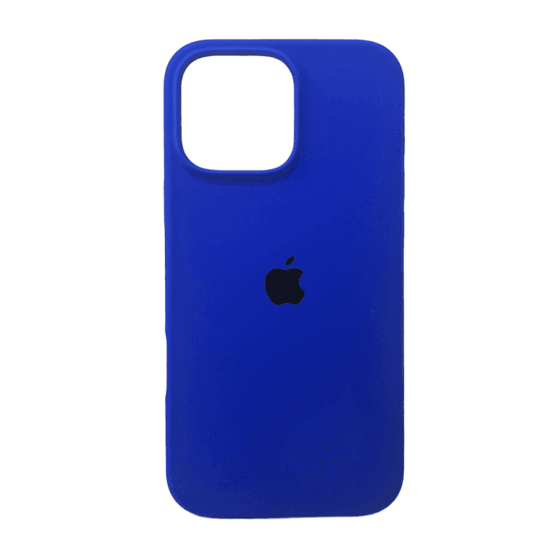 Защитный чехол-накладка Silicone Full Case AA Open Cam для Apple iPhone 16 Pro Shiny Blue (FullOpenAAi16P-45)