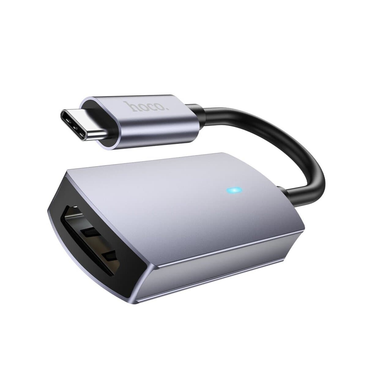 Перехідник HOCO UA20 Presage Type-C to HDTV converter Metal Grey