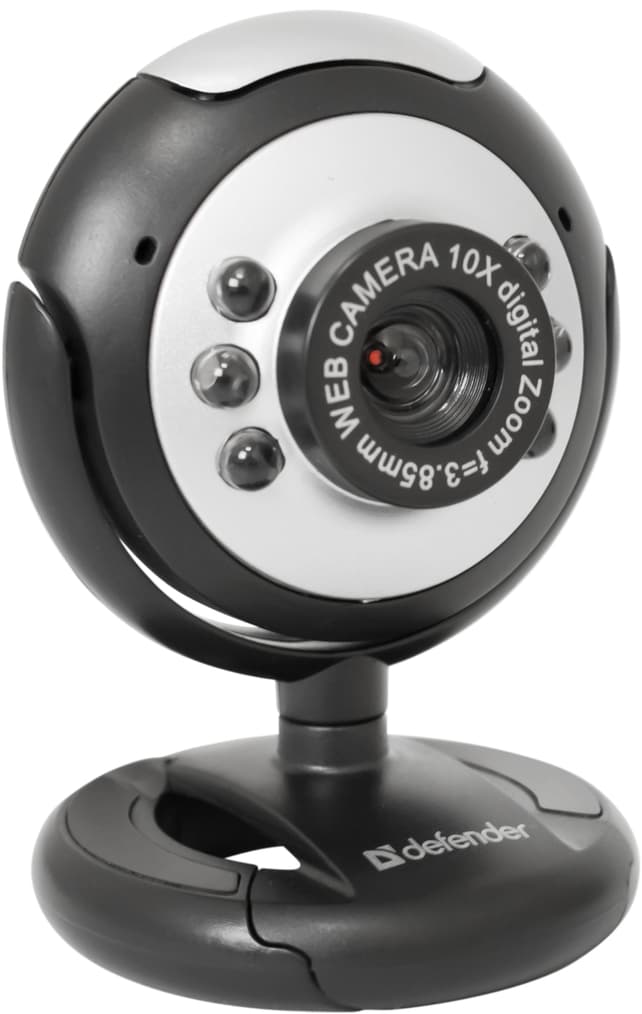 Веб-камера Defender C-110 Plug-and-Play ручне фокусування Black (63110)