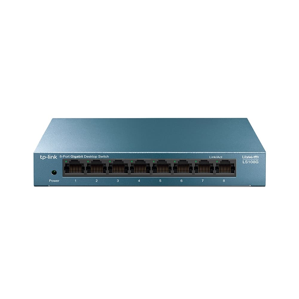 Комутатор TP-Link LiteWave LS108G 8 портовий 8xGE некерований Метал Blue