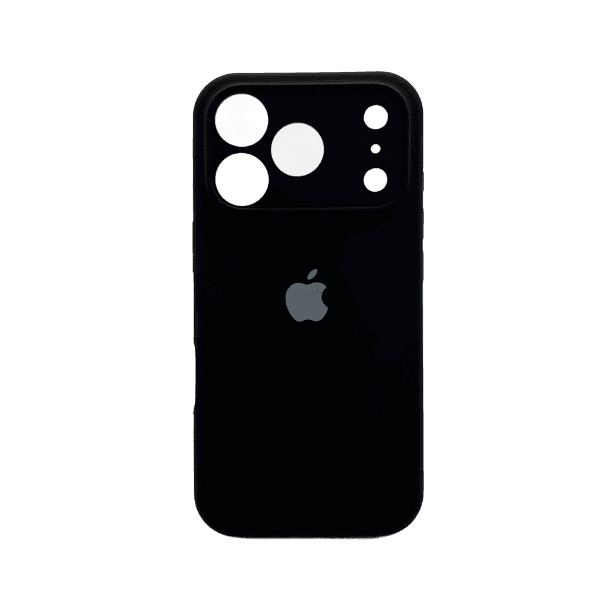 Защитный чехол-накладка Silicone Full Case AA Camera Protect для Apple iPhone 17 Pro Black (FullAAi17P-14)