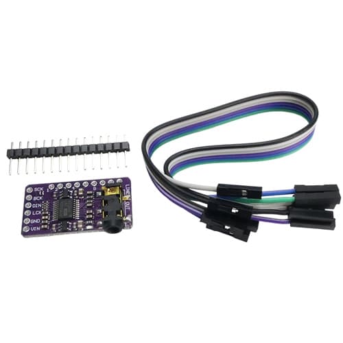 Модуль аудіо ЦАП для Raspberry Pi PCM5102A I2S 32біт DIY (977253)