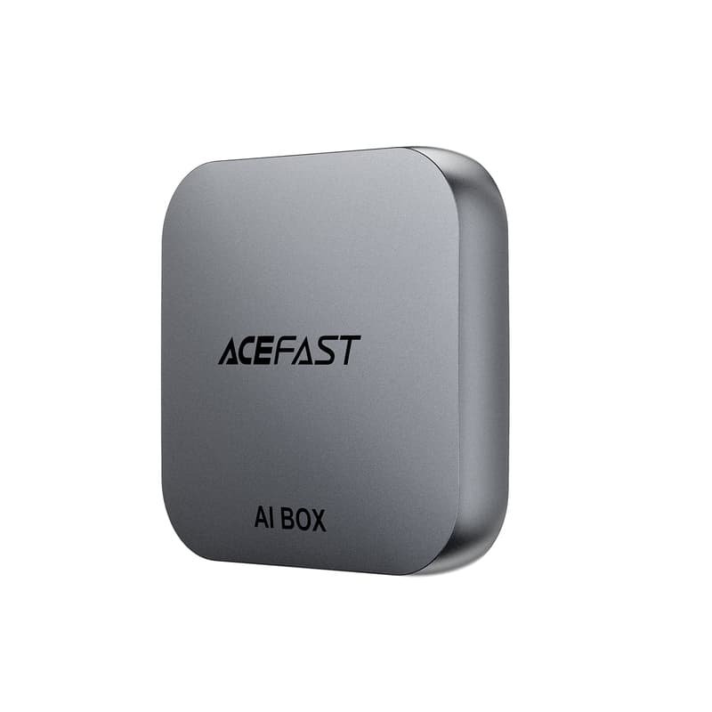 Бездротовий адаптер CarPlay AndroidAuto ACEFAST QC2 AI Box Wireless Adapter for Car Metal Gray