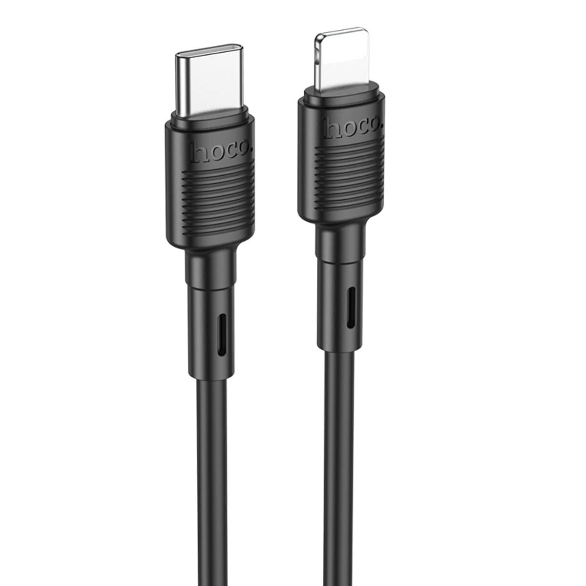 Кабель HOCO X83 Type-C to Lighning 20W 1m 2.4A PVC connectors Black