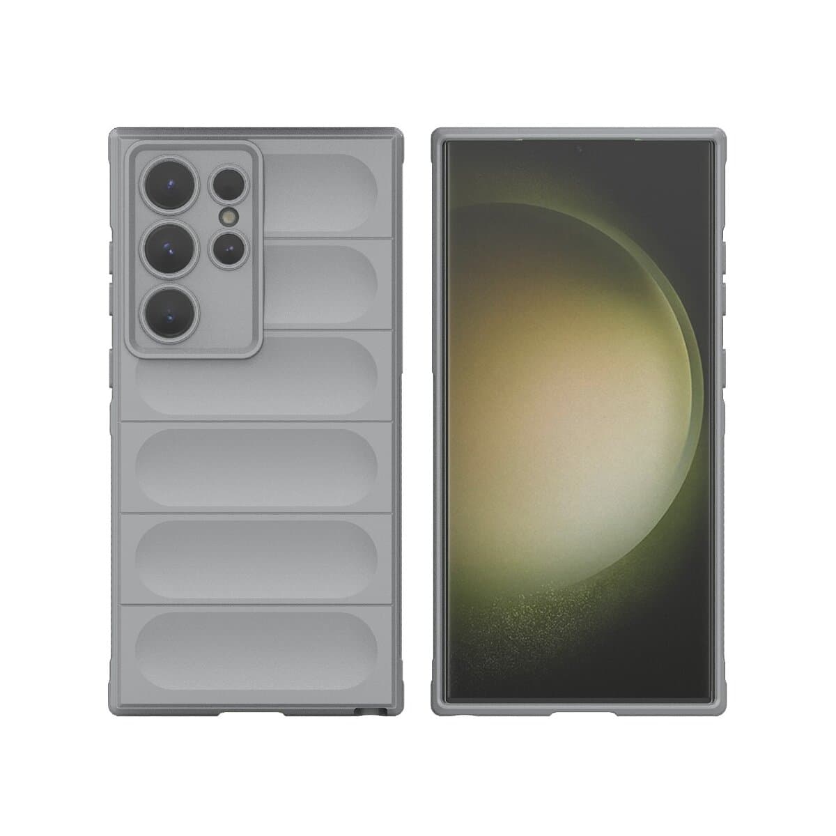 Захисний чохол-накладка Cosmic Magic Shield для Samsung Galaxy S24 Ultra Grey Smoke (MagicShSAS24UGrey)