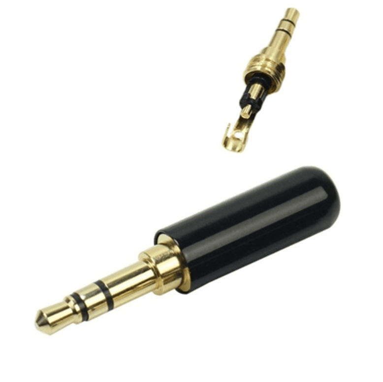 Штекер 3.5мм TRS mini-jack джек стерео 3pin металевий корпус позолочений (286874)
