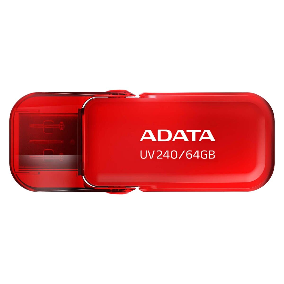 Флеш память флешка A-DATA AUV 240 64Gb USB 2.0 Red (AUV240-64G-RRD)