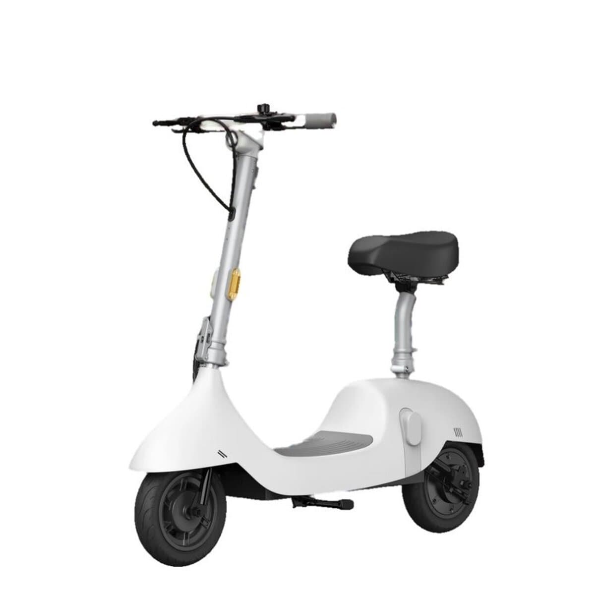 Електросамокат із сидінням OKAI Ceetle PRO EA10C 10' 350(900)W 25Km/h 10.4Ah 55Km 20% NFC App 29kg White (EA10C-W)