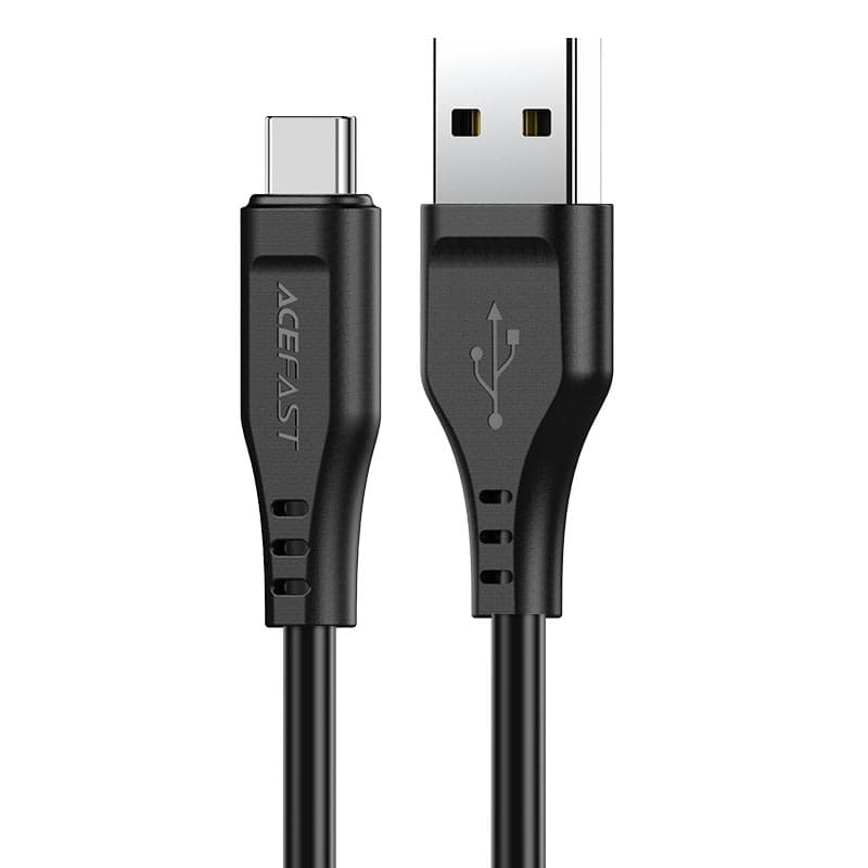 Кабель ACEFAST C3-04 USB to Type-C 3A 1.2m TPE connectors Black