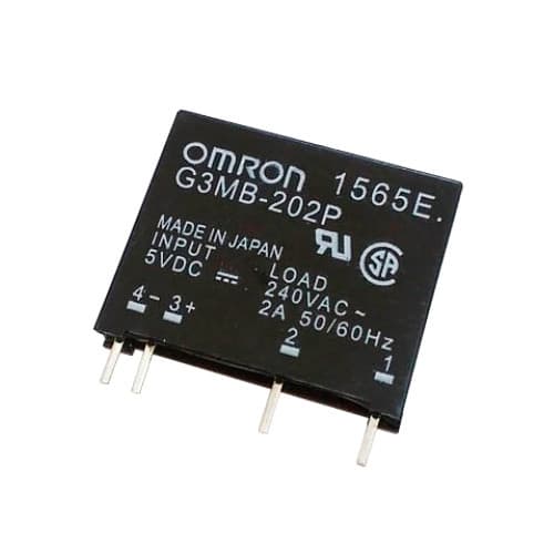 Чип твердотельное реле SSROmron G3MB-202P в корпусе SIP4 5В-240В 2A (312836)