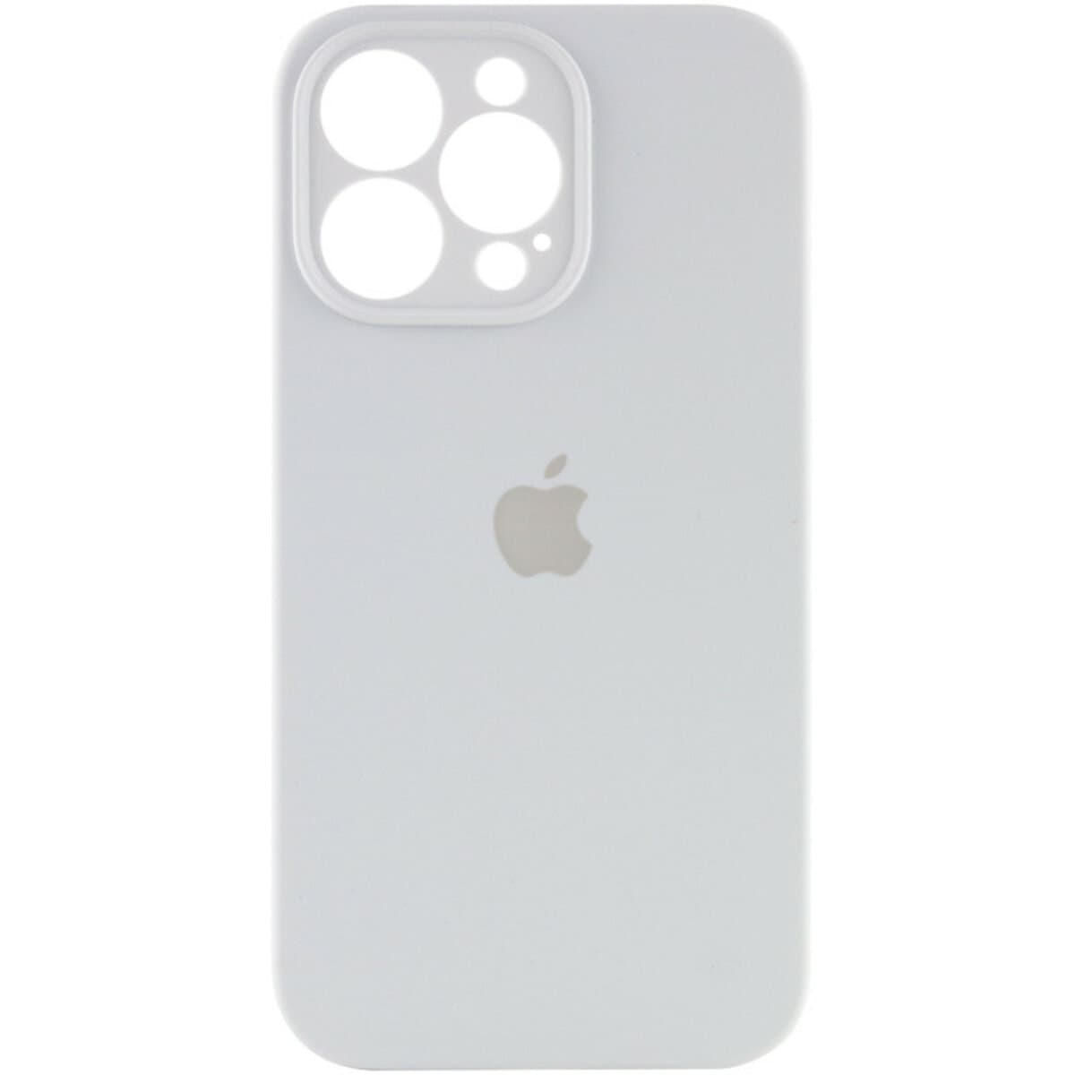 Захисний чохол-накладка Silicone Full Case AA Camera Protect для Apple iPhone 13 Pro Max White (FullAAi13PM-8)