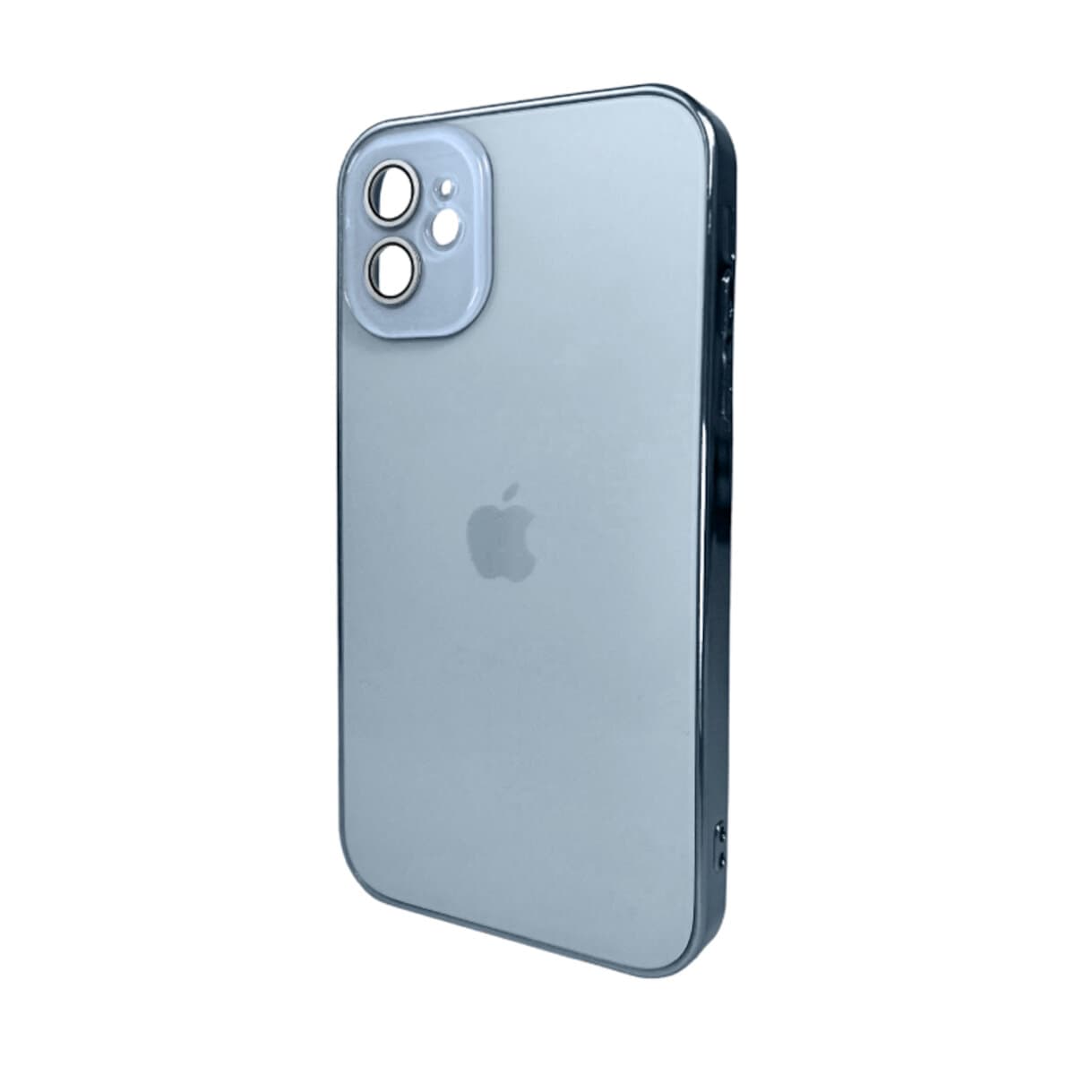Захисний чохол-накладка AG Glass Sapphire Frame MagSafe Logo iPhone 12 Sierra Blue (AGSappiFRP12Sierra)