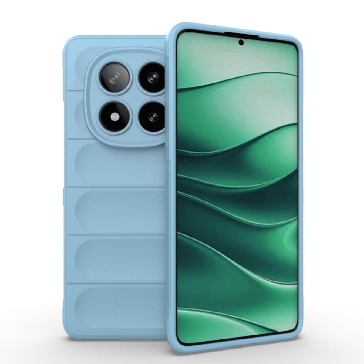 Защитный чехол-накладка Cosmic Magic Shield для Xiaomi Redmi Note 14 Pro 5G Light Blue (MagicShXiNo14PBlue)