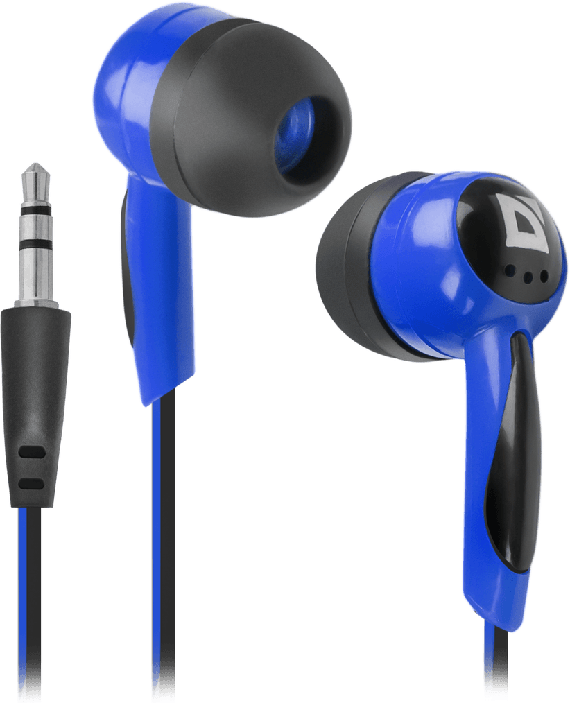 Провідні навушники Defender Basic 604 jack 3,5 Blue-Black