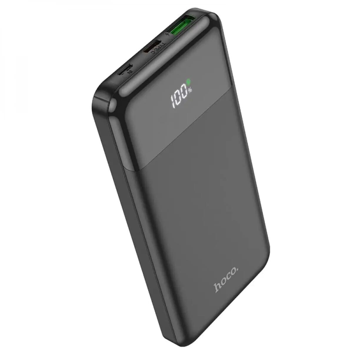 Powerbank павербанк УМБ HOCO J102 Cool figure PD20W+QC3.0 5V 2.1A 10000mAh Black