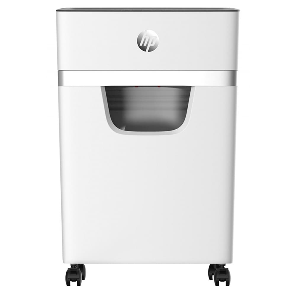 Знищувач документів шредер HP OneShred 10MC A4 80gх10 листів 2*15 20л White (2804)