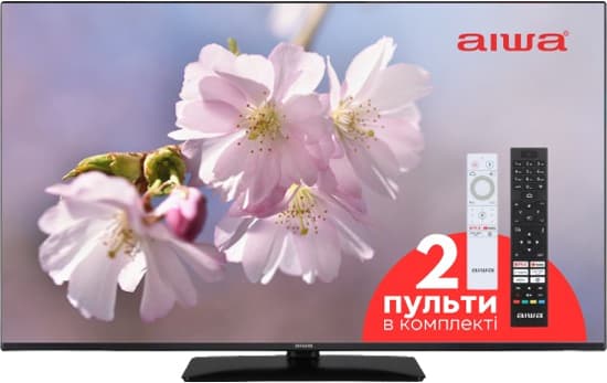Телевізор TV 50 AIWA UHD DLED T2 Android 11 2 x10W Dolby Digital HDMI Wi-Fi VESA 200x200 M6 Black (LED-508UHD)