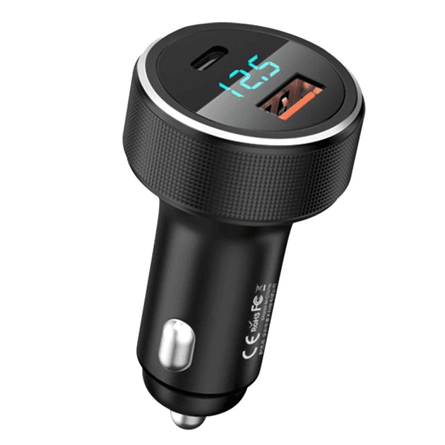 Автомобільний зарядний пристрій REMAX RCC215 Salo Series 58.5W PD+QC 1A+1C Fast Charging Car Charger Black