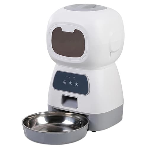 Розумна автоматична годівниця для котів собак Elf Pet Feeder 3.5л з WiFi White (828474)
