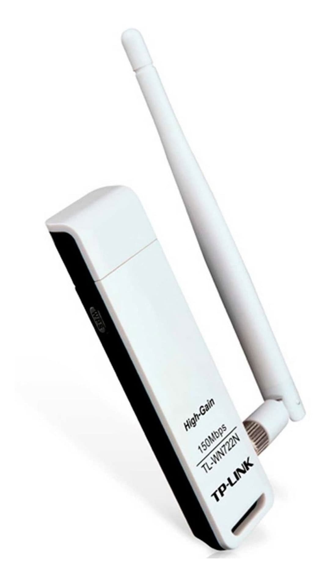 Wi-Fi адаптер TP-Link TL-WN722N WRL 802.11n 150 Мбіт/с USB-адаптер підвищеної потужності White