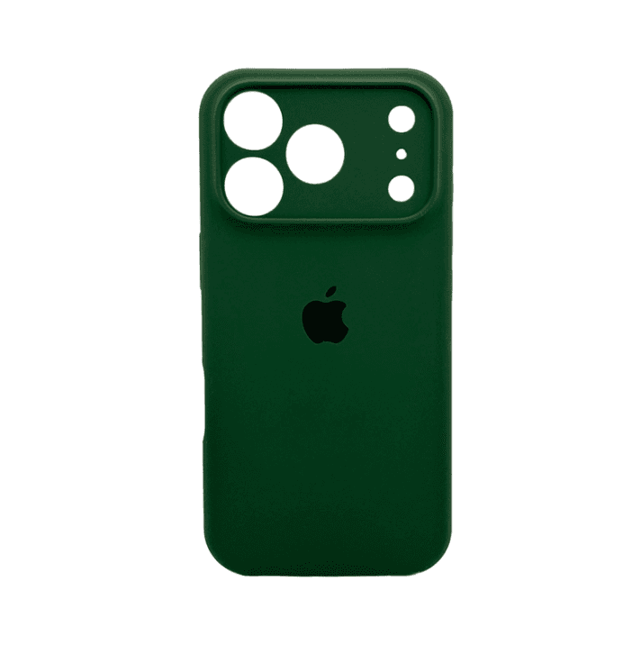 Захисний чохол-накладка Silicone Full Case AA Camera Protect для Apple iPhone 17 Pro Max Atrovirens (FullAAi17PM-40)