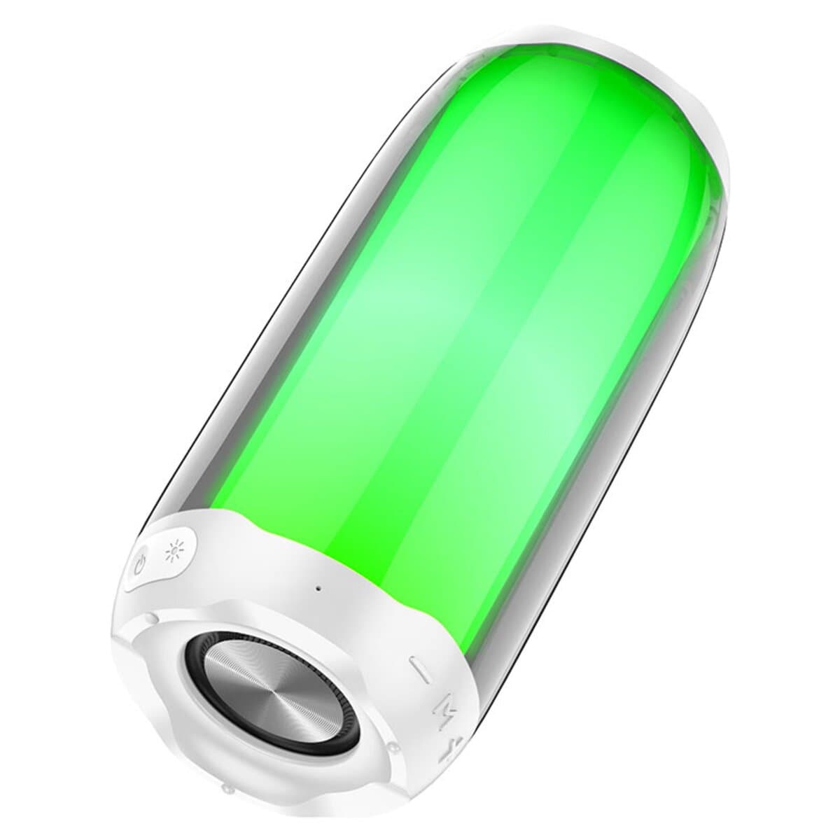 Бездротова портативна колонка HOCO HC8 Pulsating colorful luminous wireless speaker 1800mAh White (6931474752864