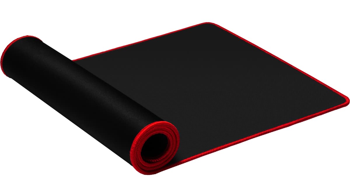 Ігрова поверхня килимок для мишки Defender Black Ultra 800х300х3mm Black-Red (50561)