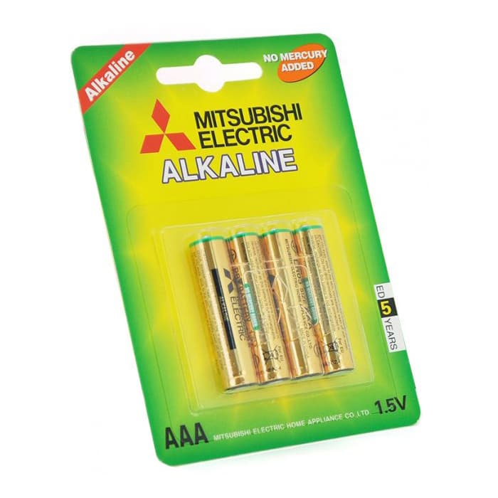 Батарейка Mitsubishi MS/LR03/4BP AAA/LR3 1.5V Alkaline Лужная 4 шт