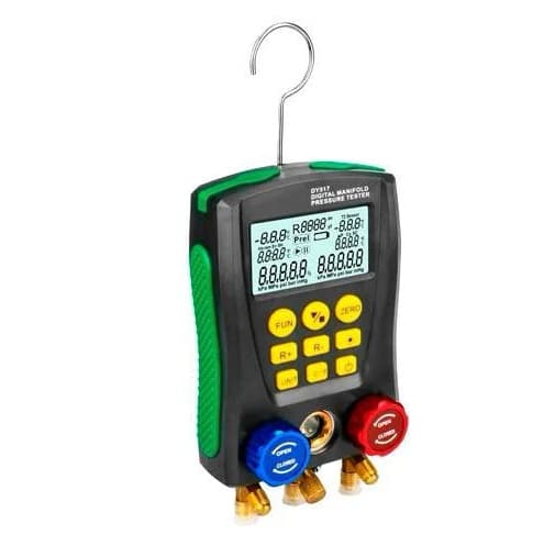 Манометричний колектор цифровий для холодильних систем DUOYI DY517A Black-Green (359736)