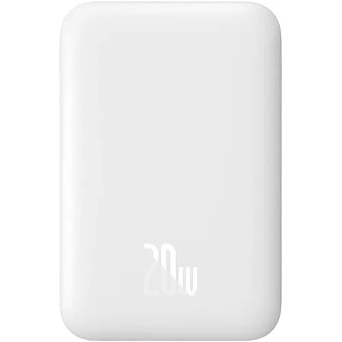 Powerbank павербанк УМБ Baseus Magnetic Mini Wireless Fast Charge 10000mAh 20W Li-ion White (PPCX070002)