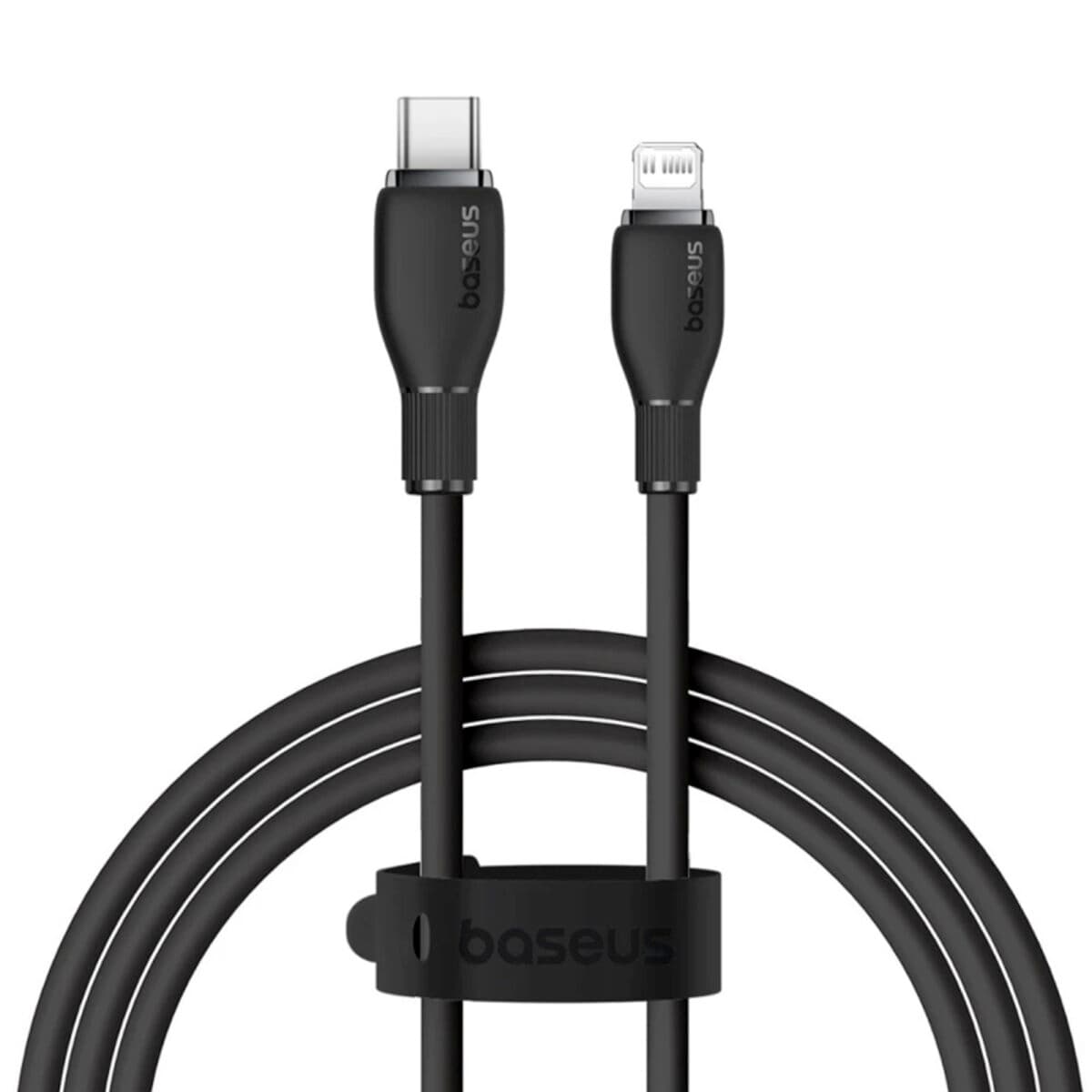 Кабель Baseus Pudding Series Fast Charging Cable Type-C to Lightning 20W 1.2m Black (P10355701111-00)