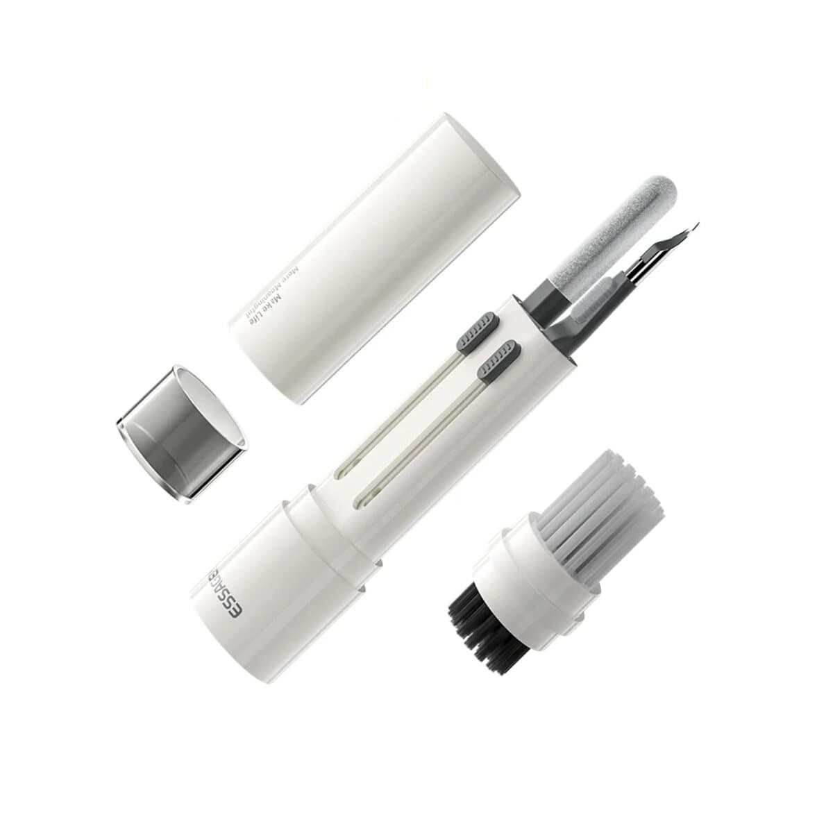 Набір для очищення девайсів ESSAGER 5 in 1 brush white and Grey (EQJ05-QF02)