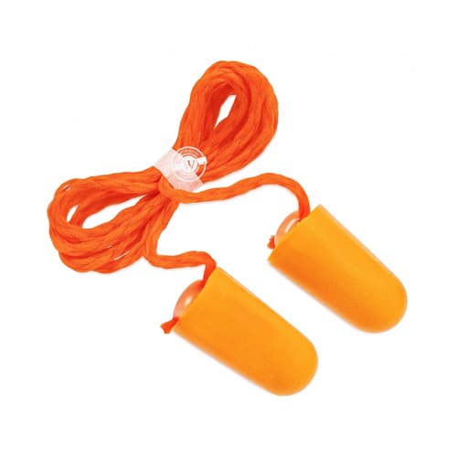 Беруші затички для вух від шуму зі шнурком 3M 1110 29дБ 10 пар Orange (957030)