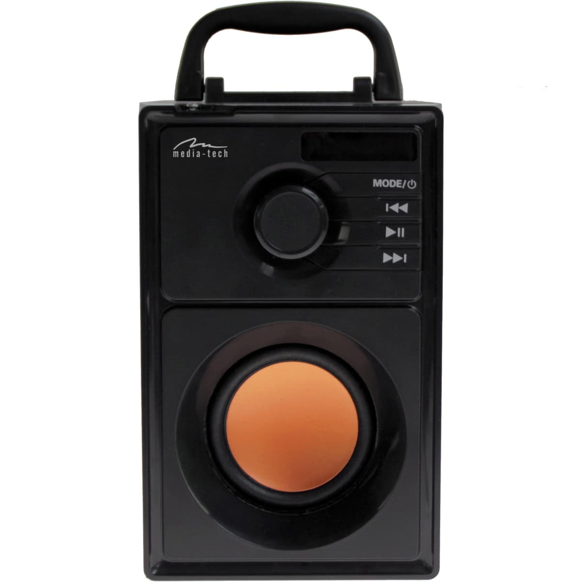 Портативна колонка акустична система 1.0 Media-Tech Boombox BT MT3145 15W Bluetooth FM AUX SD USB Black (MT3145_V2)