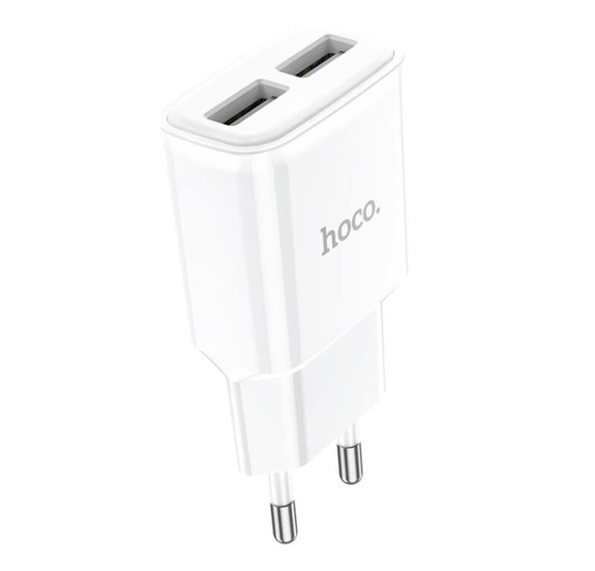 Зарядное устройство HOCO C88A Star round 2xUSB 2.4A White