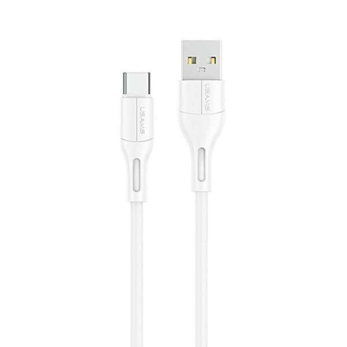 Кабель Usams US-SJ501 U68 USB to Type-C Charging Data Cable 1m 2A White (SJ501USB02)