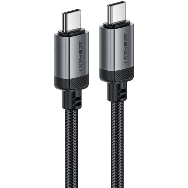 Кабель Acefast C20-03 USB 2.0 Type-C to Type-C 1.2 м 3A aluminum alloy Black